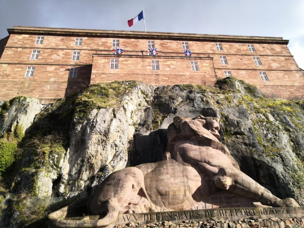 Le lion de Bartholdi à Belfort