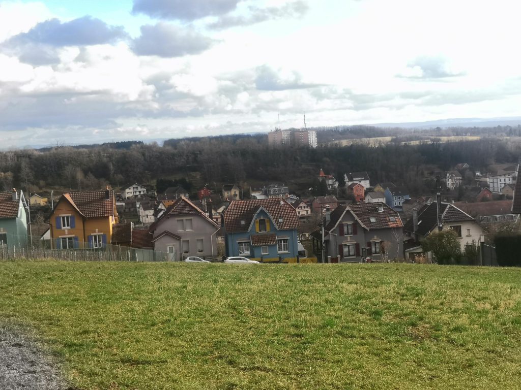 Vue sur Belfort depuis la Tour de la Miotte
